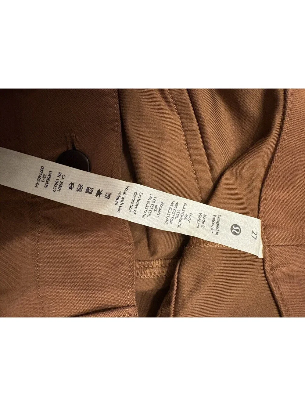 Lululemon City Sleek 5 Pocket Wide-Leg High-Rise Pant Utilitech Women 27 New
